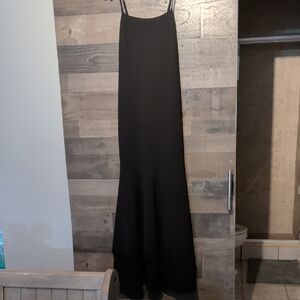 Lulu's Classic Black Maxi Dress
